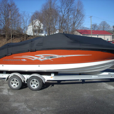 Poppy Chaparral Sunesta 244 Boat Cover with Tower Cutouts